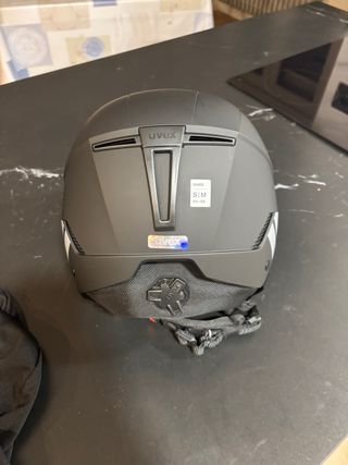 Esquí Casco Uvex, Guantes Reusch, Gafas Wedze