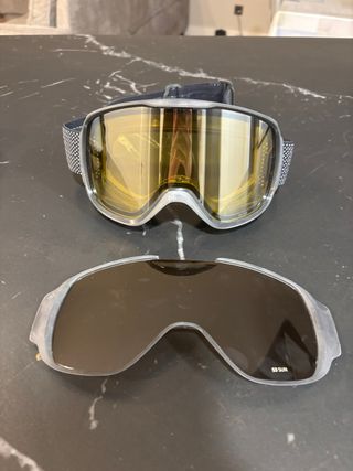 Esquí Casco Uvex, Guantes Reusch, Gafas Wedze