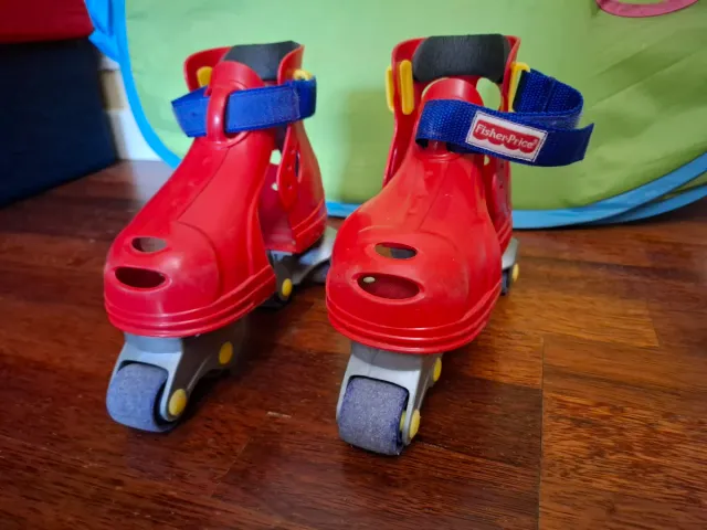 Patines ajustables Fisher-Price rojos