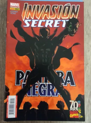 Cómic Marvel: Invasión Secreta Pantera Negra