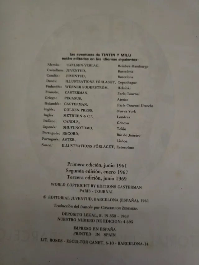 Las 7 Bolas de Cristal - Tintin (1968)