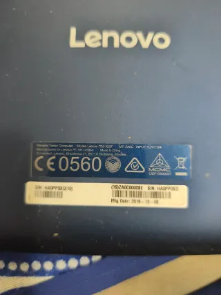 Tablet Lenovo Android Negra