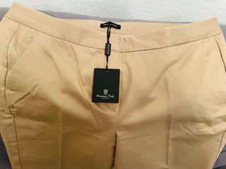 Pantalón Massimo Dutti Mujer Beige Talla 44