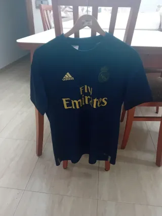 Camiseta Real Madrid 2019/2020 Adidas Azul Dorada
