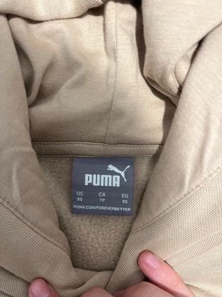 Sudadera Puma Beige