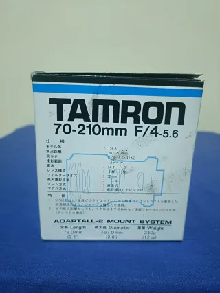 Teleobjetivo Tamron 70-210 mm F/4-5.6 adaptall-2