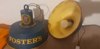 Lampara de techo cerveza foster's