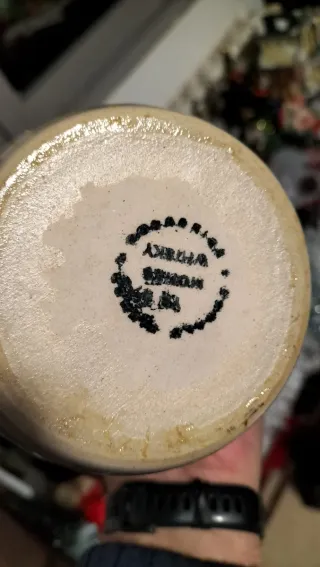 Botella cerámica antigua para whisky