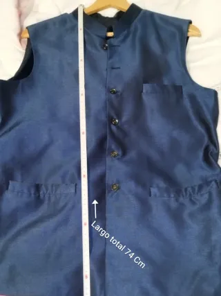 Chaleco Hindú Azul Talla L Edición Limitada