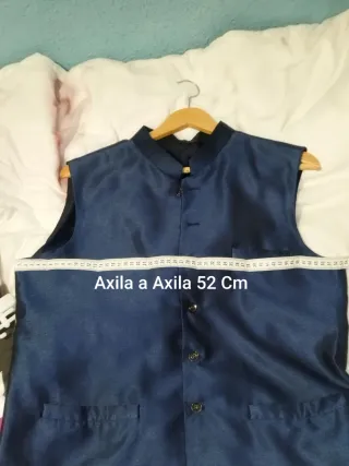 Chaleco Hindú Azul Talla L Edición Limitada
