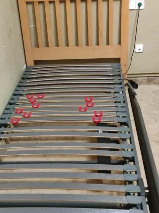 OFERTA Cama articulada con colchón y cubierta