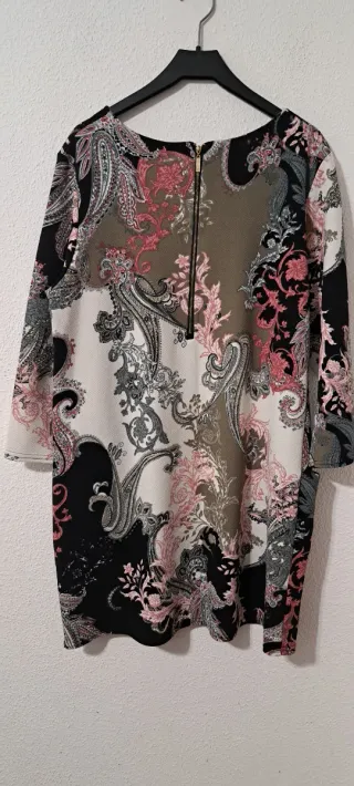 Vestido estampado mujer