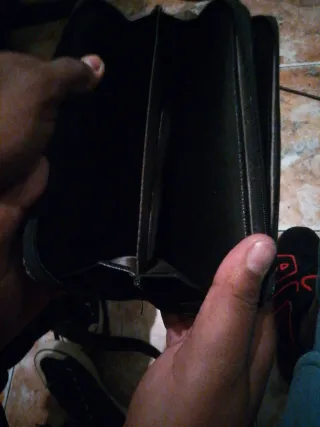 Cartera Loewe Mujer Negra Gris