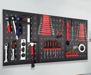 3 Paneles Metal 120x60 organizador herramientas