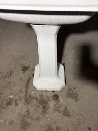 Lavabo Roca antiguo con pedestal