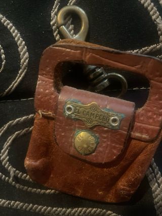 Portachiavi El Campero pelle vintage