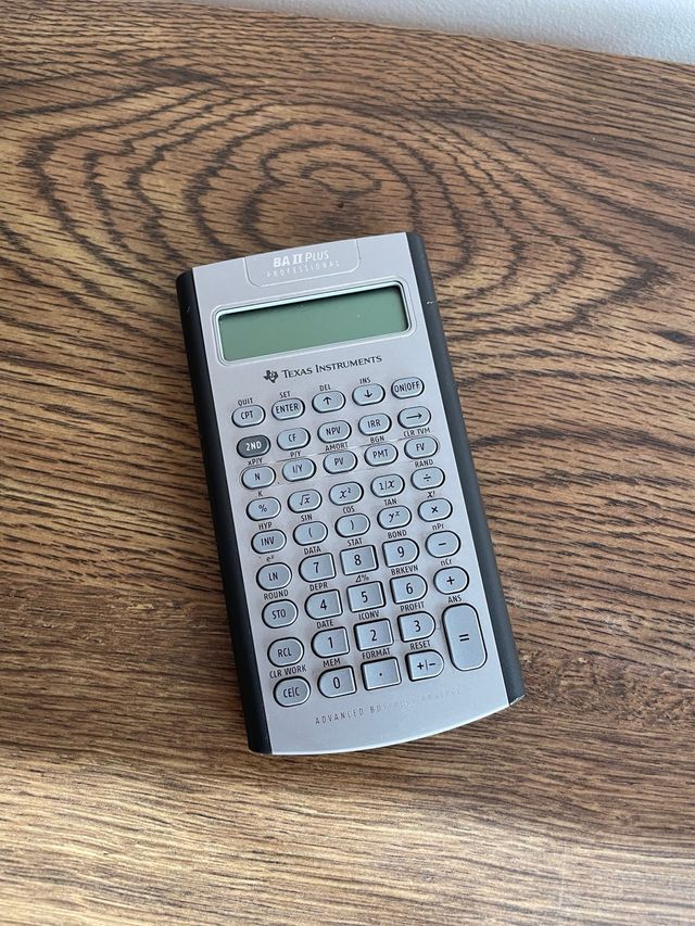 Calculadora financiera TI BAII Plus Professional