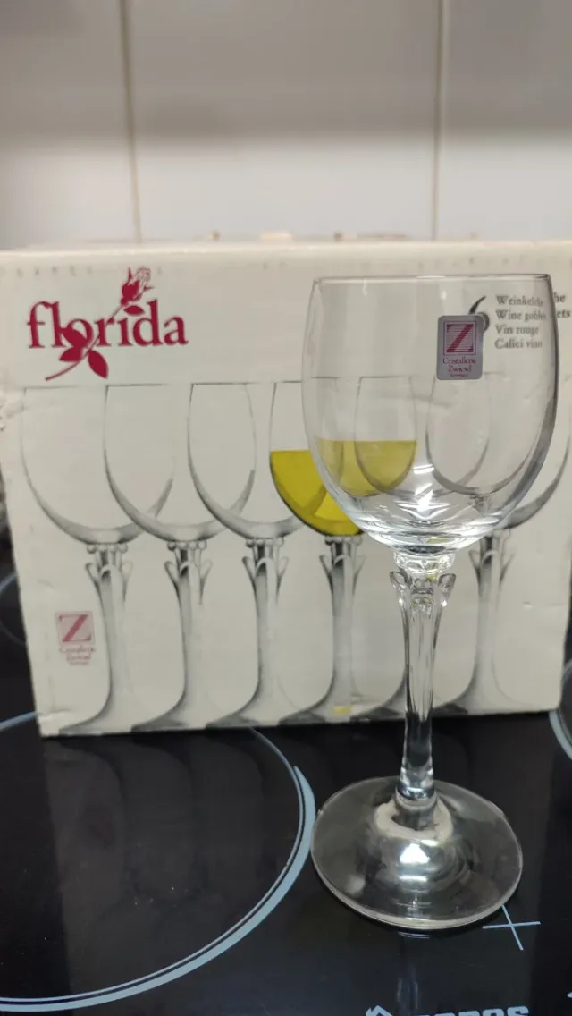 6 Copas de Vino Talladas Cristallerie Zwiesel