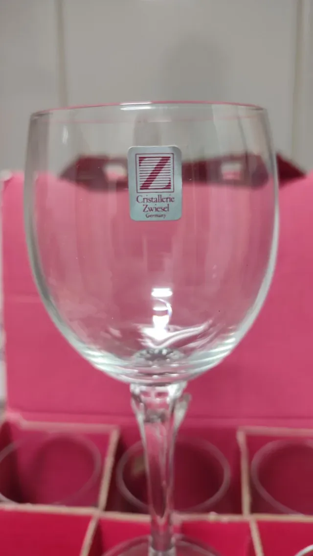 6 Copas de Vino Talladas Cristallerie Zwiesel