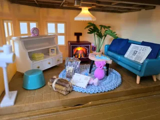 Christmas City House with Lights Sylvanian Familie