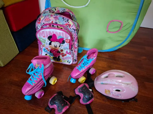 Patines Soy Luna Talla 32 + Protecciones y mochila