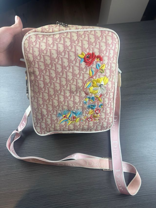 Bolso Dior Rosa Floral Vintage