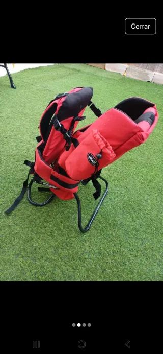 Mochila Portabebés Trekking Roja