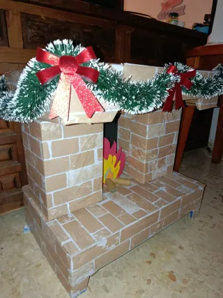 Chimenea Decorativa Cartón