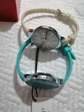 Orologio Hoops verde acqua