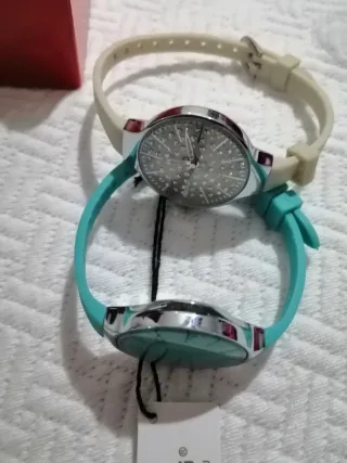 Orologio Hoops verde acqua