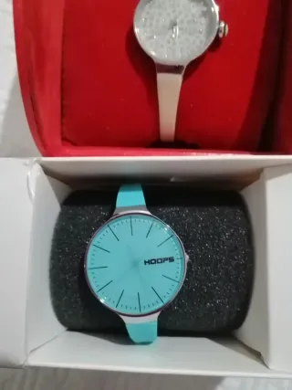 Orologio Hoops verde acqua