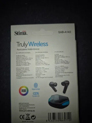 Auriculares Inalámbricos Ausla BT Negros