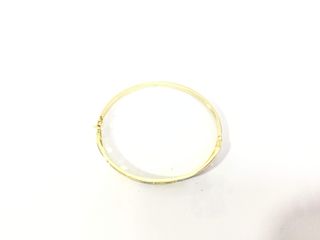 PULSERA MEDIA CAÑA ORO CIRCONITA 18K 8,86GR E41416