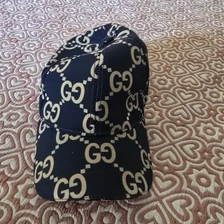 Gorra Gucci GG Azul y Beige