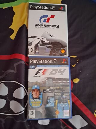 Juegos PS2 Gran Turismo 4 y F1 04