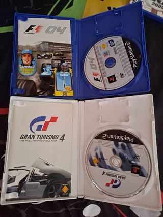 Juegos PS2 Gran Turismo 4 y F1 04