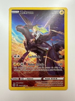 Carta Pokémon Zekrom Básico TG05/TG30