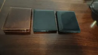 Lote 3 Carteras Vintage Cuero