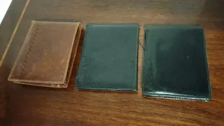 Lote 3 Carteras Vintage Cuero