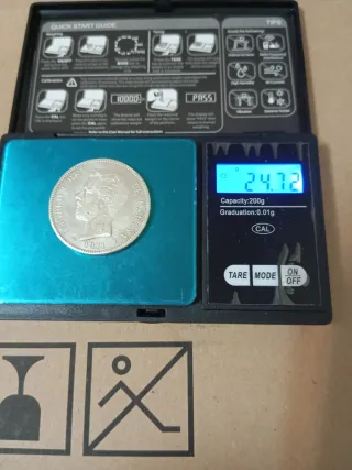 Moneda de plata 1871