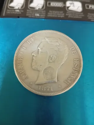 Moneda de plata 1871