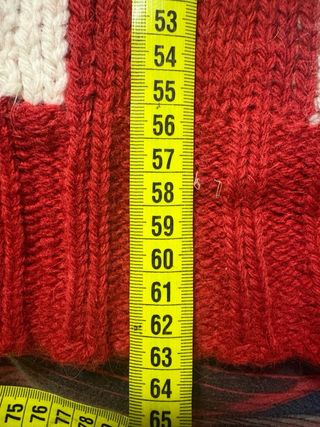 Jersey Roberto Verino Rojo y Blanco Lana y Alpaca