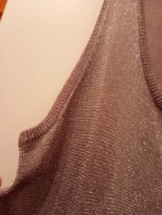 Vestido fiesta plateado BLANCO Talla M sin estrena