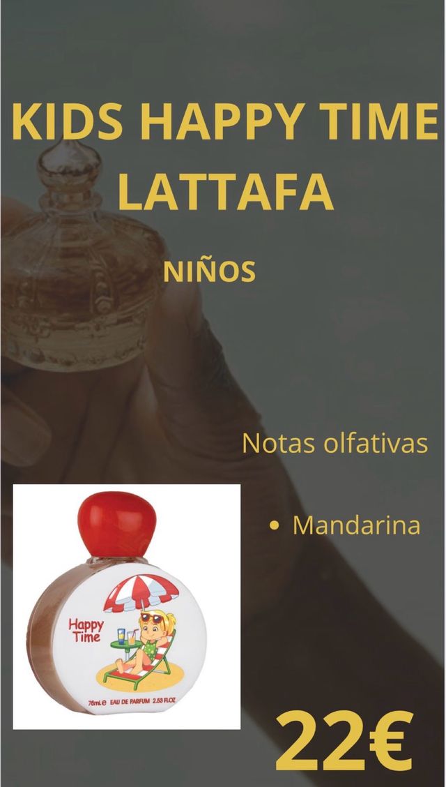 Perfume Lattafa Kids Happy Time Niños