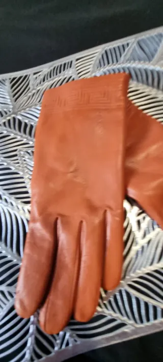 Elegantes guantes de piel mujer T7.5