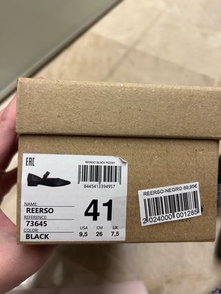 Zapatos Gioseppo Negros Talla 41