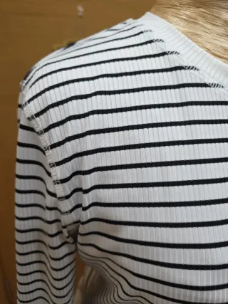 Jersey de algodón a rayas