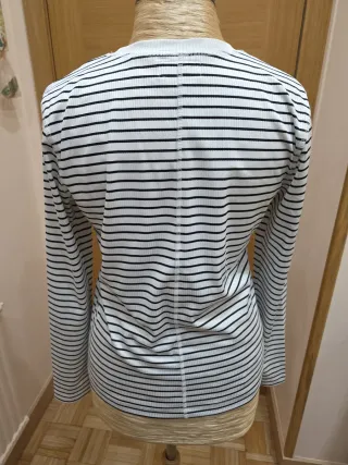 Jersey de algodón a rayas