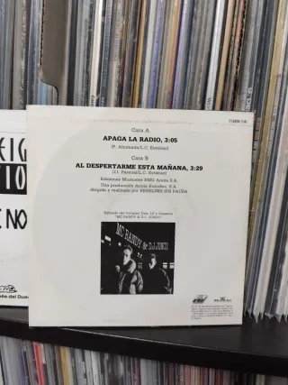 Lote de 4 Vinilos 7" Rap Old School Español