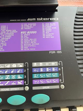 Teclado Yamaha PSR-185